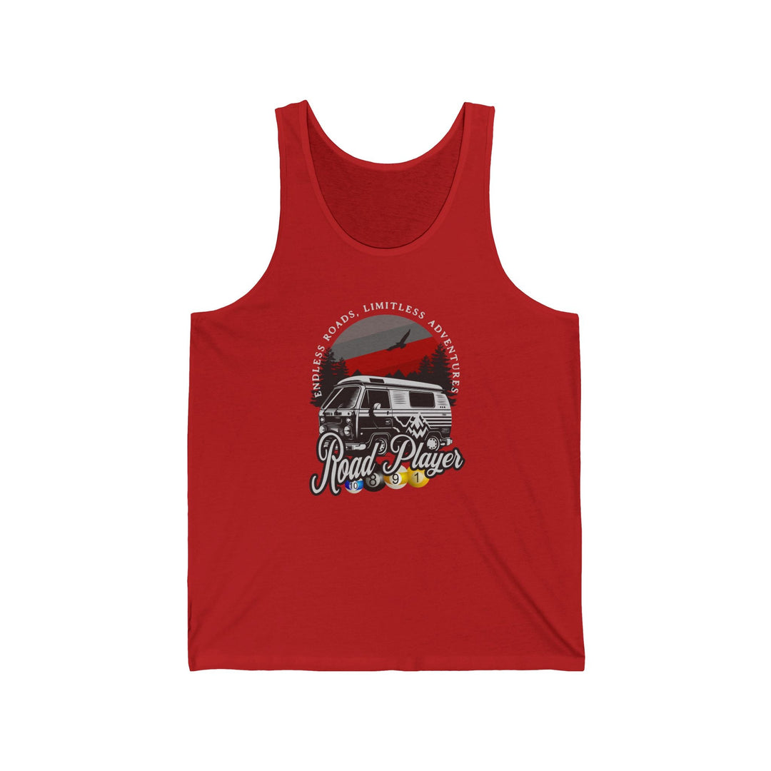 Road Player - Limitless Adventures - Unisex Tank Top - BFLY BILLIARDS