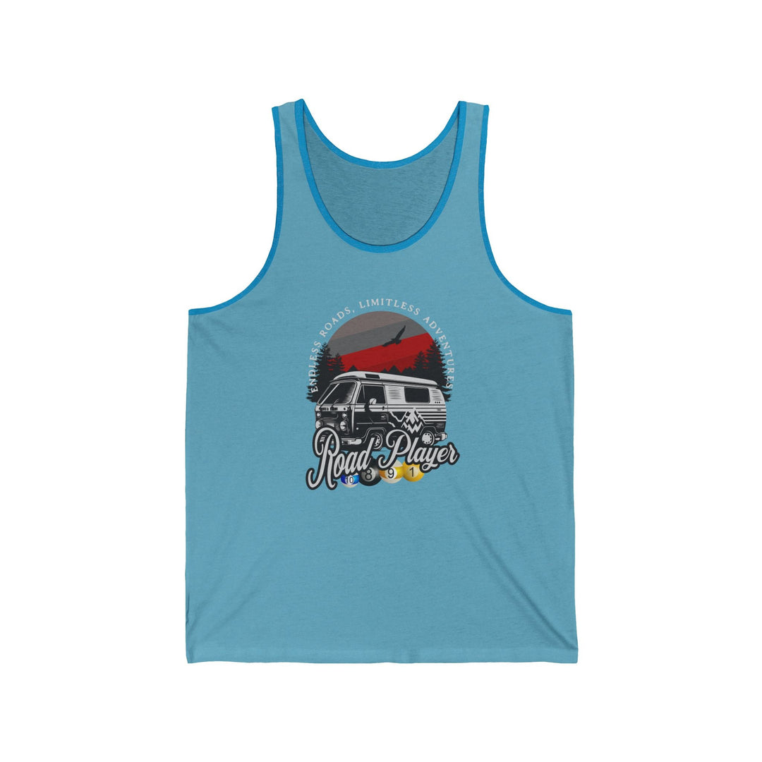 Road Player - Limitless Adventures - Unisex Tank Top - BFLY BILLIARDS