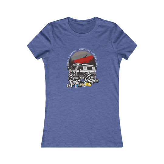 Road Player - Limitless Adventures - Women's Fitted Tee - BFLY BILLIARDS