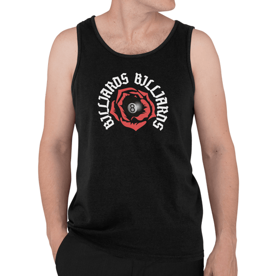 Rose 8 Ball Billiards - Custom Tank Top - BFLY BILLIARDS