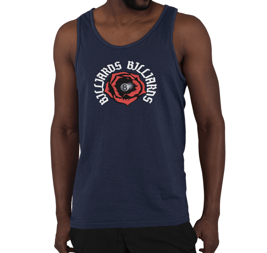 Rose 8 Ball Billiards - Custom Tank Top - BFLY BILLIARDS