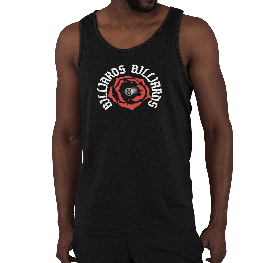 Rose 8 Ball Billiards - Custom Tank Top - BFLY BILLIARDS