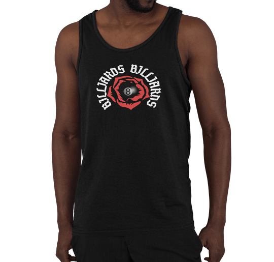 Rose 8 Ball Billiards - Custom Tank Top - BFLY BILLIARDS