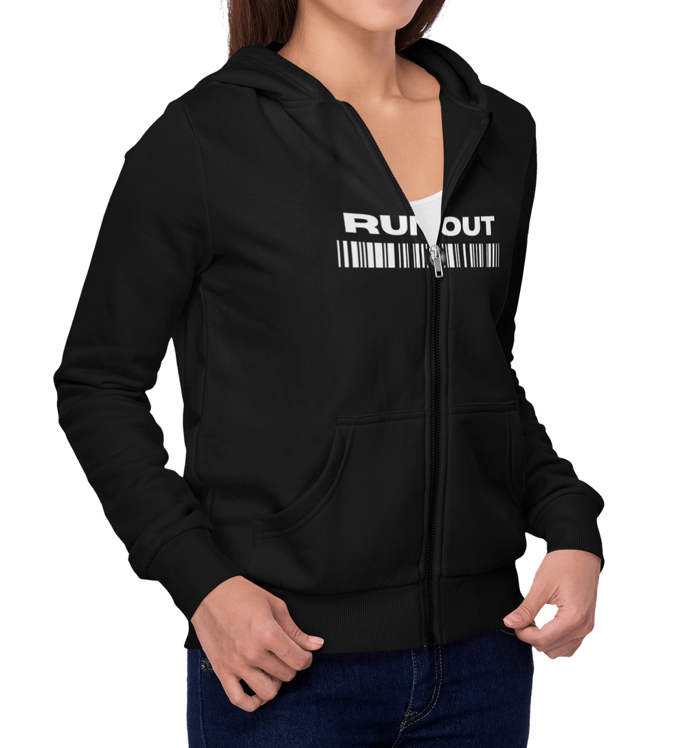 Run Out 8 Ball Scan - Full Zip Hoodie - BFLY BILLIARDS