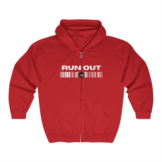 Run Out 8 Ball Scan - Full Zip Hoodie - BFLY BILLIARDS
