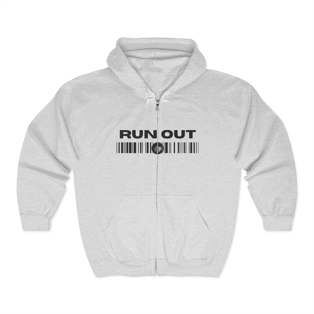Run Out 8 Ball Scan - Full Zip Hoodie - BFLY BILLIARDS