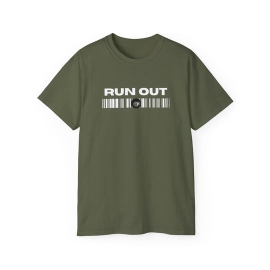 Run Out 8 Ball Scan - Unisex Cotton T-Shirt - BFLY BILLIARDS
