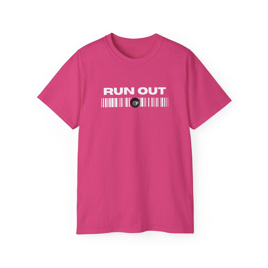 Run Out 8 Ball Scan - Unisex Cotton T-Shirt - BFLY BILLIARDS