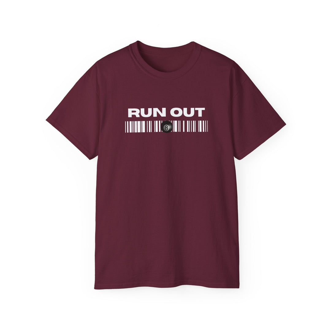 Run Out 8 Ball Scan - Unisex Cotton T-Shirt - BFLY BILLIARDS