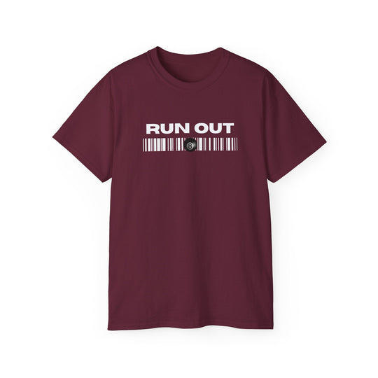 Run Out 8 Ball Scan - Unisex Cotton T-Shirt - BFLY BILLIARDS