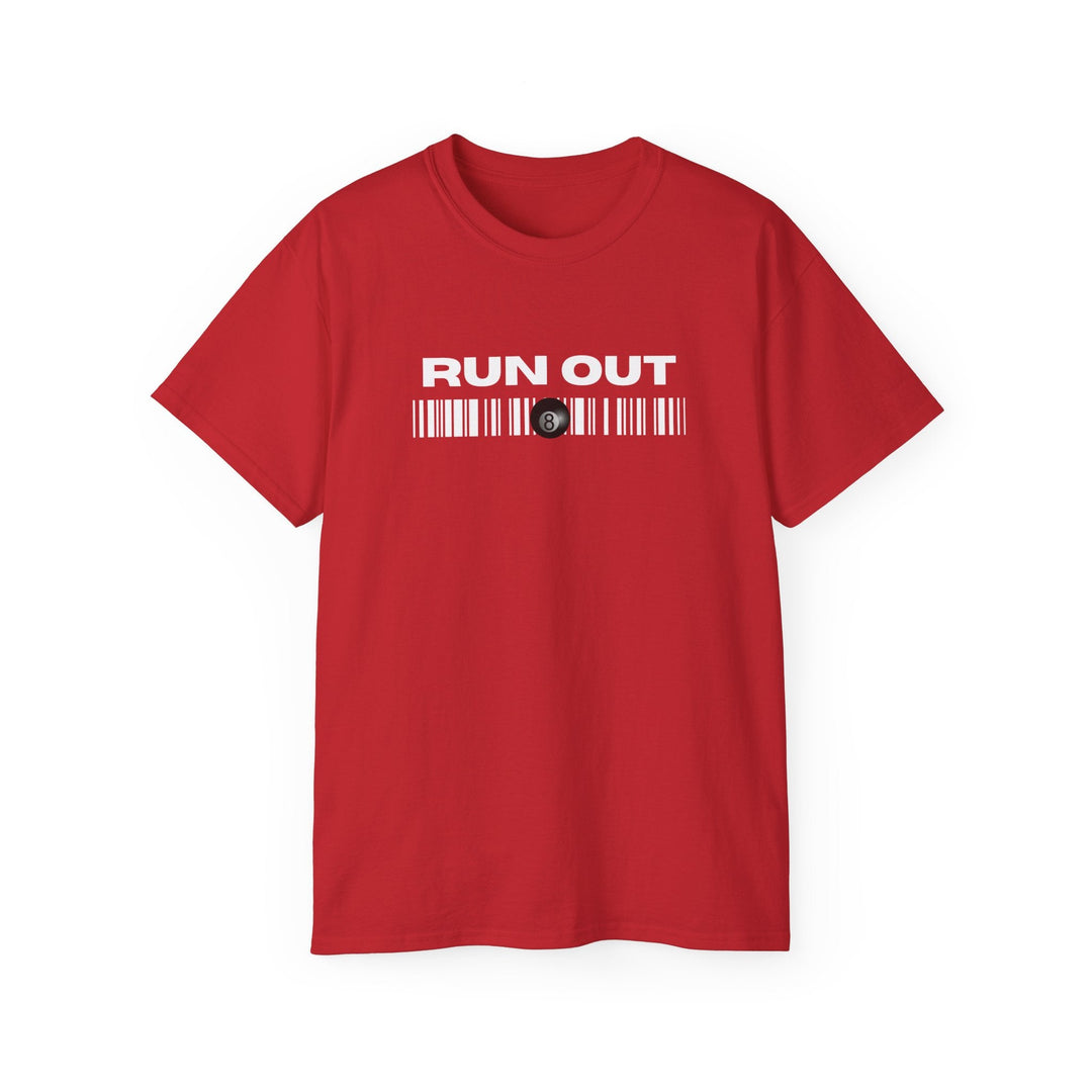 Run Out 8 Ball Scan - Unisex Cotton T-Shirt - BFLY BILLIARDS