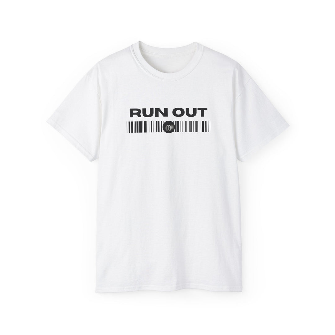 Run Out 8 Ball Scan - Unisex Cotton T-Shirt - BFLY BILLIARDS
