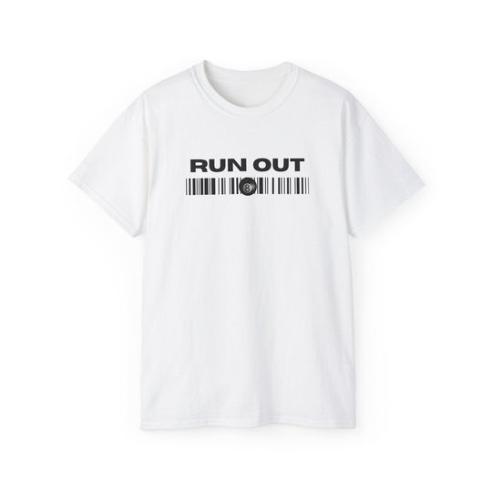 Run Out 8 Ball Scan - Unisex Cotton T-Shirt - BFLY BILLIARDS