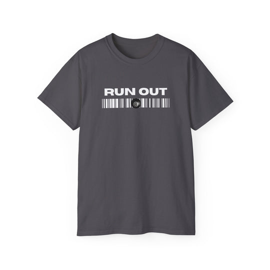 Run Out 8 Ball Scan - Unisex Cotton T-Shirt - BFLY BILLIARDS