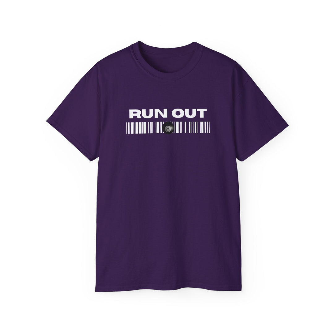 Run Out 8 Ball Scan - Unisex Cotton T-Shirt - BFLY BILLIARDS