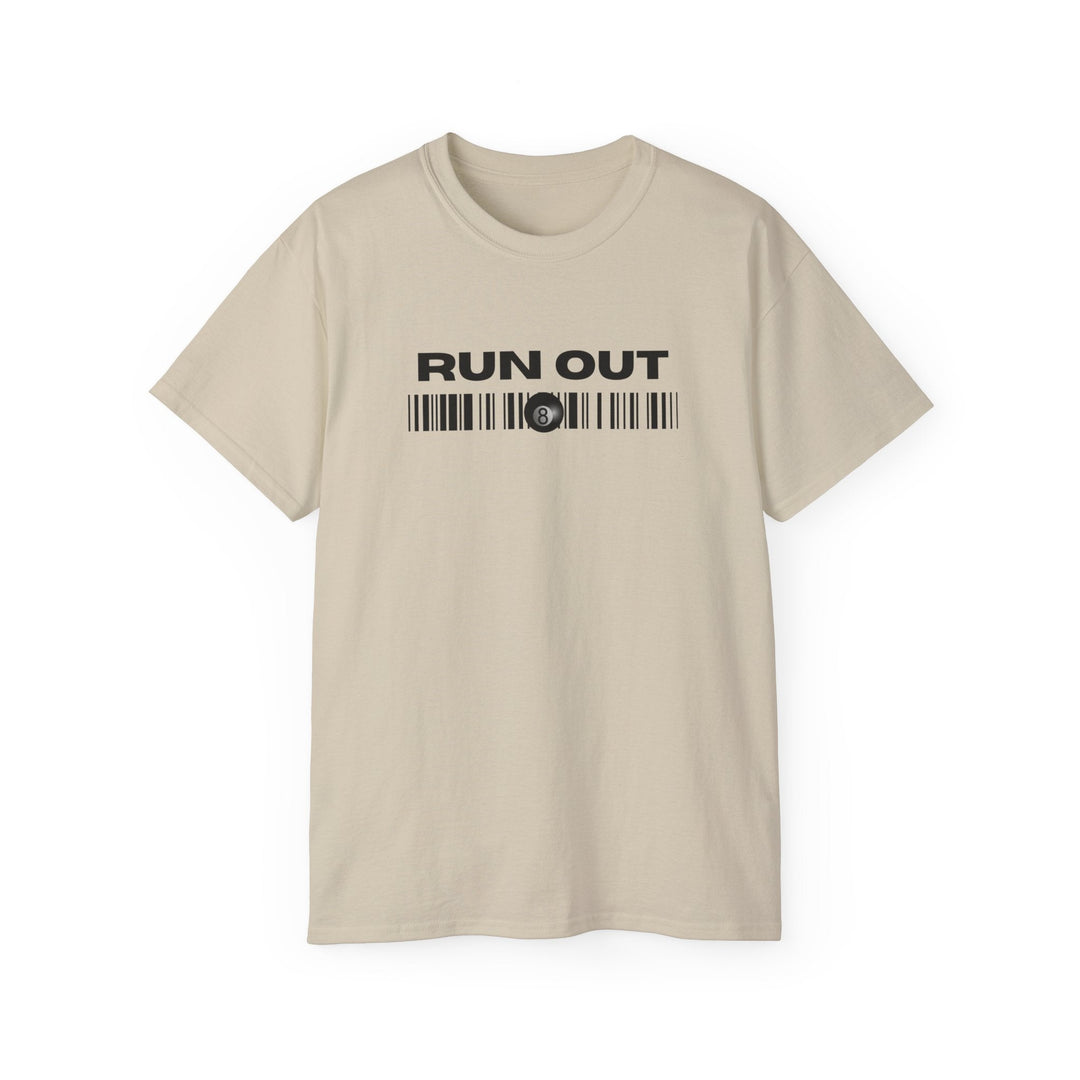 Run Out 8 Ball Scan - Unisex Cotton T-Shirt - BFLY BILLIARDS