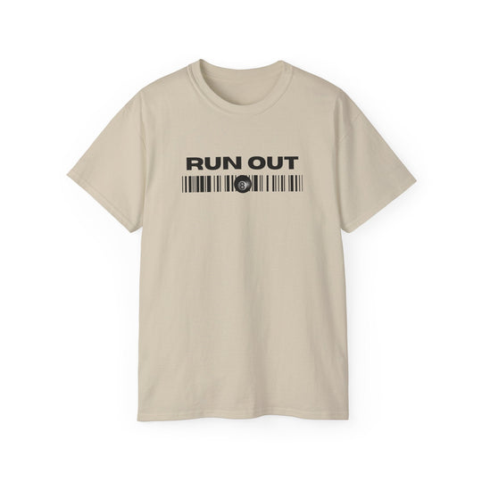 Run Out 8 Ball Scan - Unisex Cotton T-Shirt - BFLY BILLIARDS