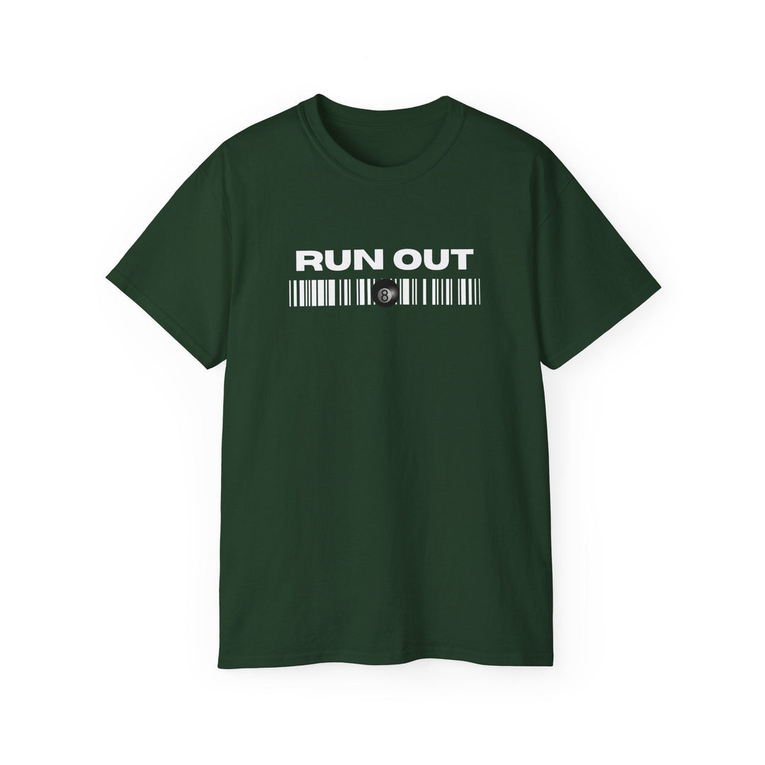 Run Out 8 Ball Scan - Unisex Cotton T-Shirt - BFLY BILLIARDS
