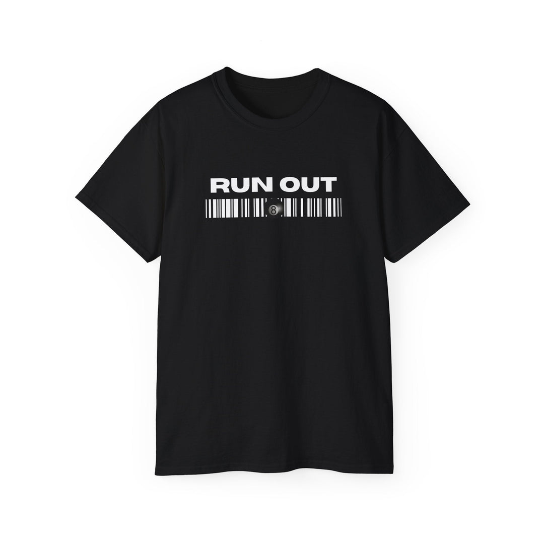 Run Out 8 Ball Scan - Unisex Cotton T-Shirt - BFLY BILLIARDS