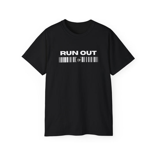 Run Out 8 Ball Scan - Unisex Cotton T-Shirt - BFLY BILLIARDS