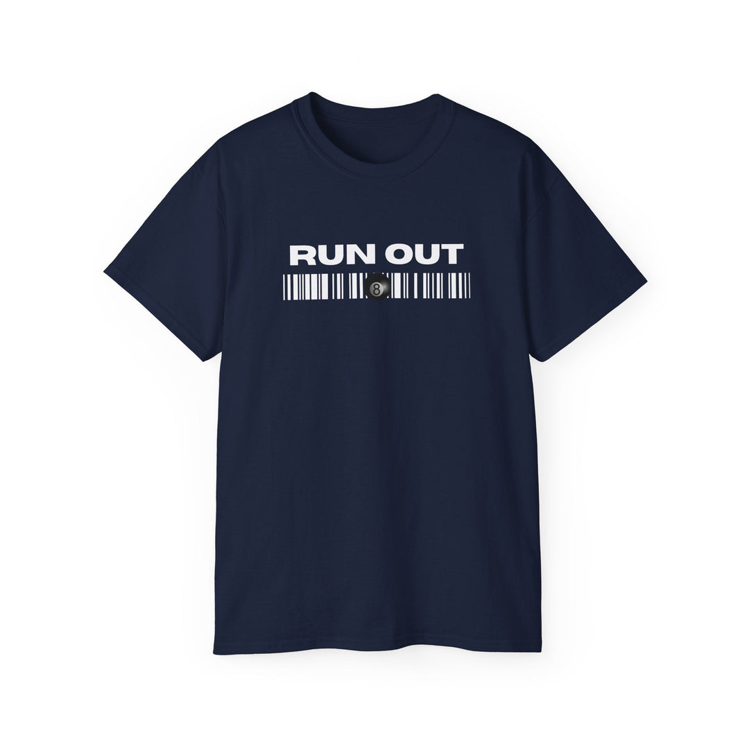 Run Out 8 Ball Scan - Unisex Cotton T-Shirt - BFLY BILLIARDS