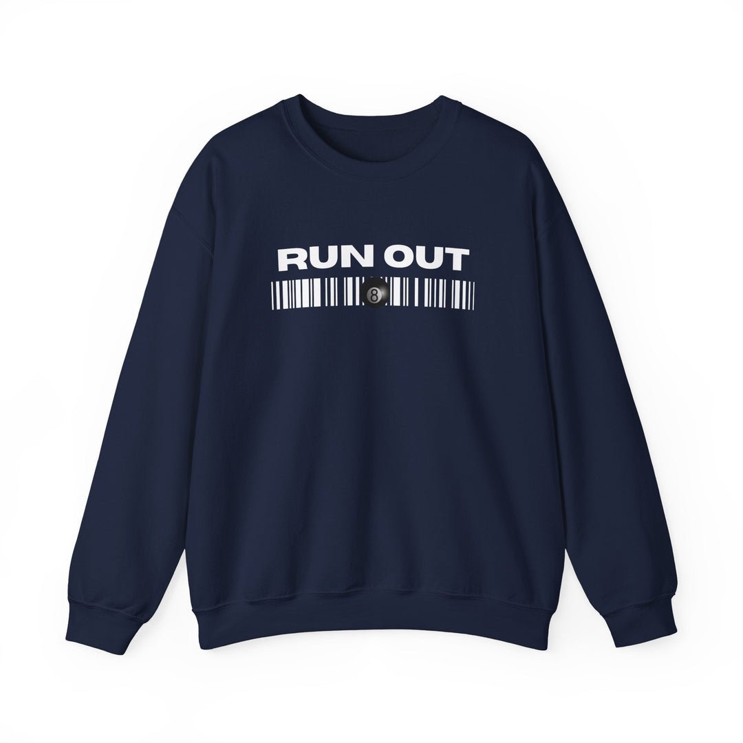 Run Out 8 Ball Scan - Unisex Crewneck Sweatshirt - BFLY BILLIARDS