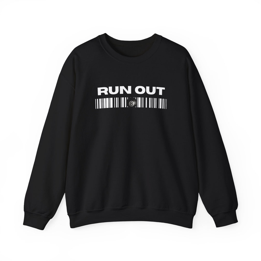 Run Out 8 Ball Scan - Unisex Crewneck Sweatshirt - BFLY BILLIARDS