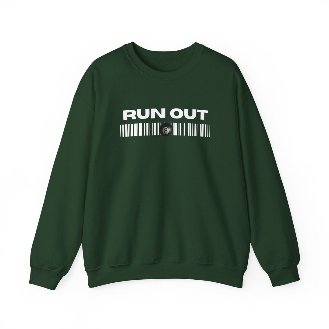 Run Out 8 Ball Scan - Unisex Crewneck Sweatshirt - BFLY BILLIARDS
