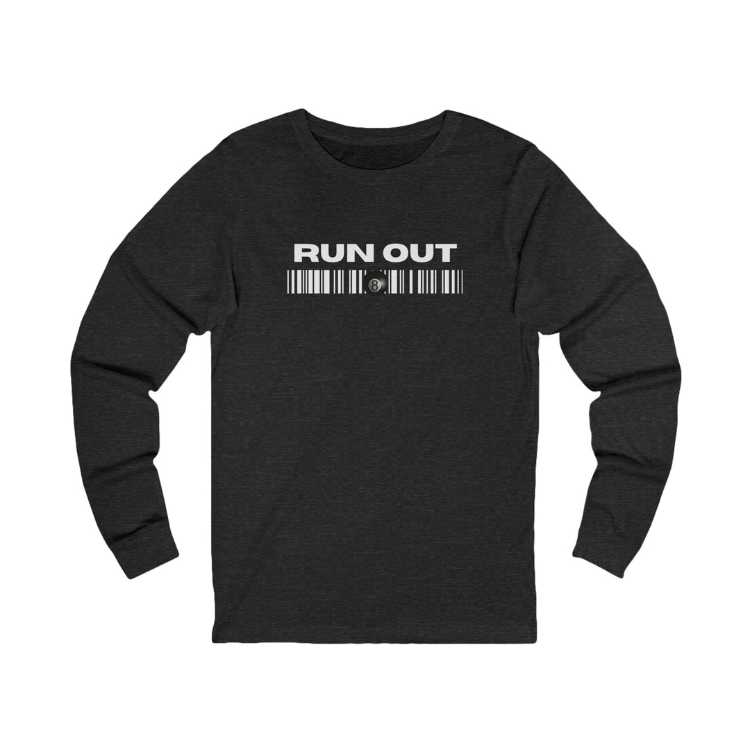 Run Out 8 Ball Scan - Unisex Long Sleeve Tee - BFLY BILLIARDS