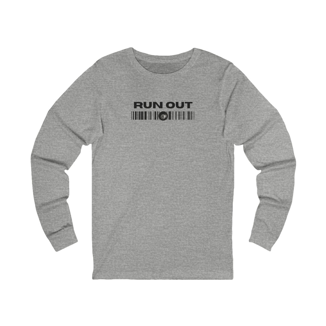 Run Out 8 Ball Scan - Unisex Long Sleeve Tee - BFLY BILLIARDS
