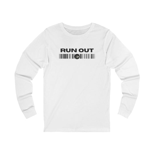 Run Out 8 Ball Scan - Unisex Long Sleeve Tee - BFLY BILLIARDS
