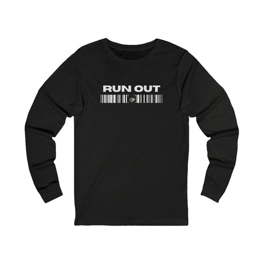 Run Out 8 Ball Scan - Unisex Long Sleeve Tee - BFLY BILLIARDS