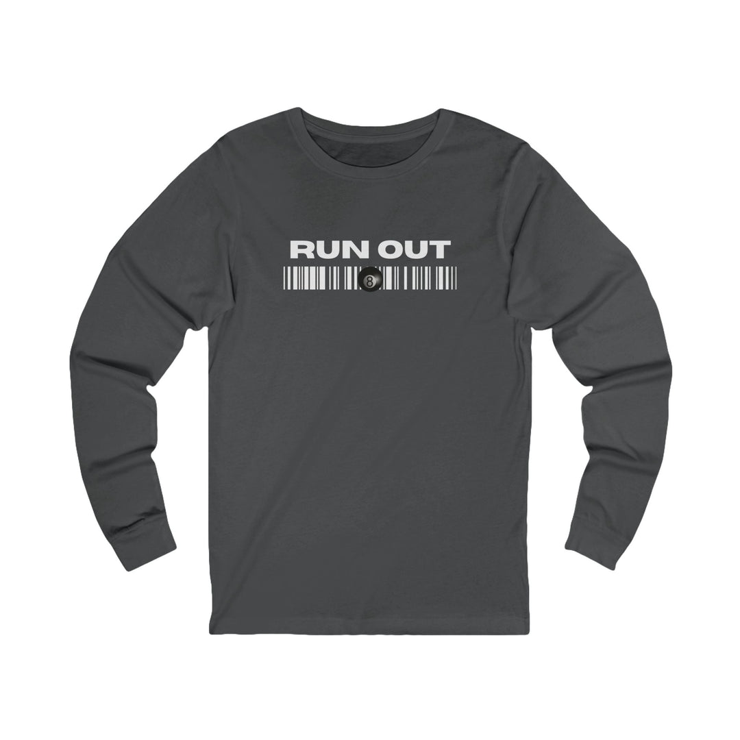 Run Out 8 Ball Scan - Unisex Long Sleeve Tee - BFLY BILLIARDS