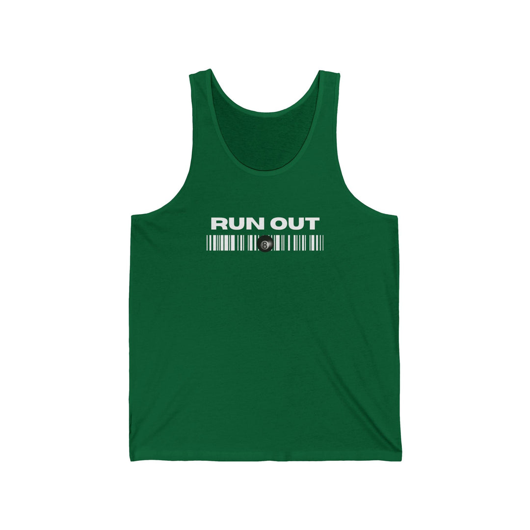 Run Out 8 Ball Scan - Unisex Tank Top - BFLY BILLIARDS