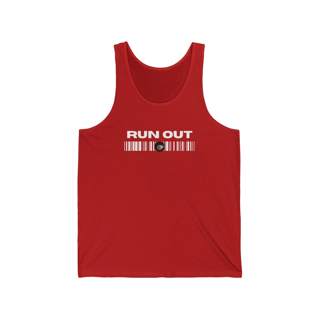Run Out 8 Ball Scan - Unisex Tank Top - BFLY BILLIARDS