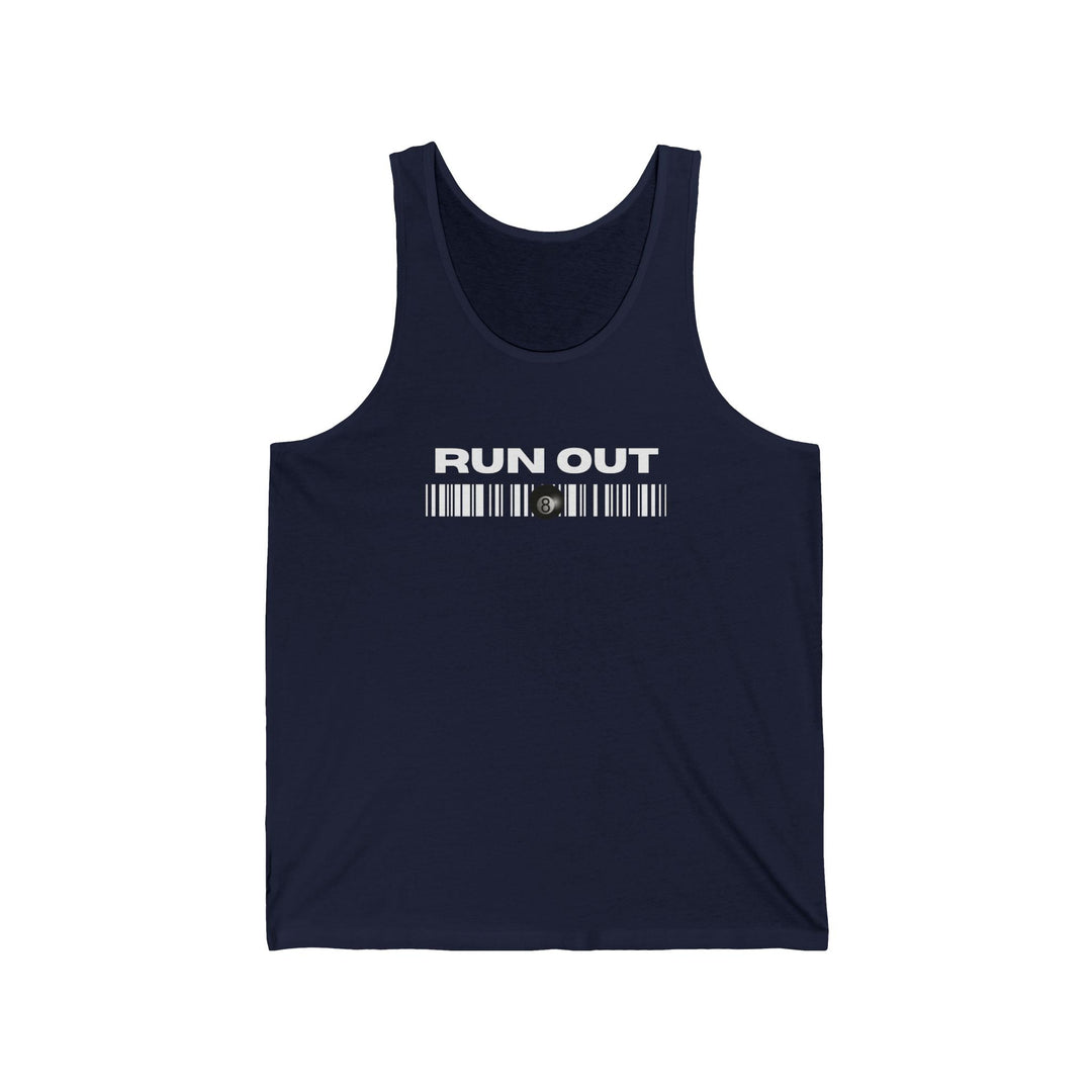 Run Out 8 Ball Scan - Unisex Tank Top - BFLY BILLIARDS