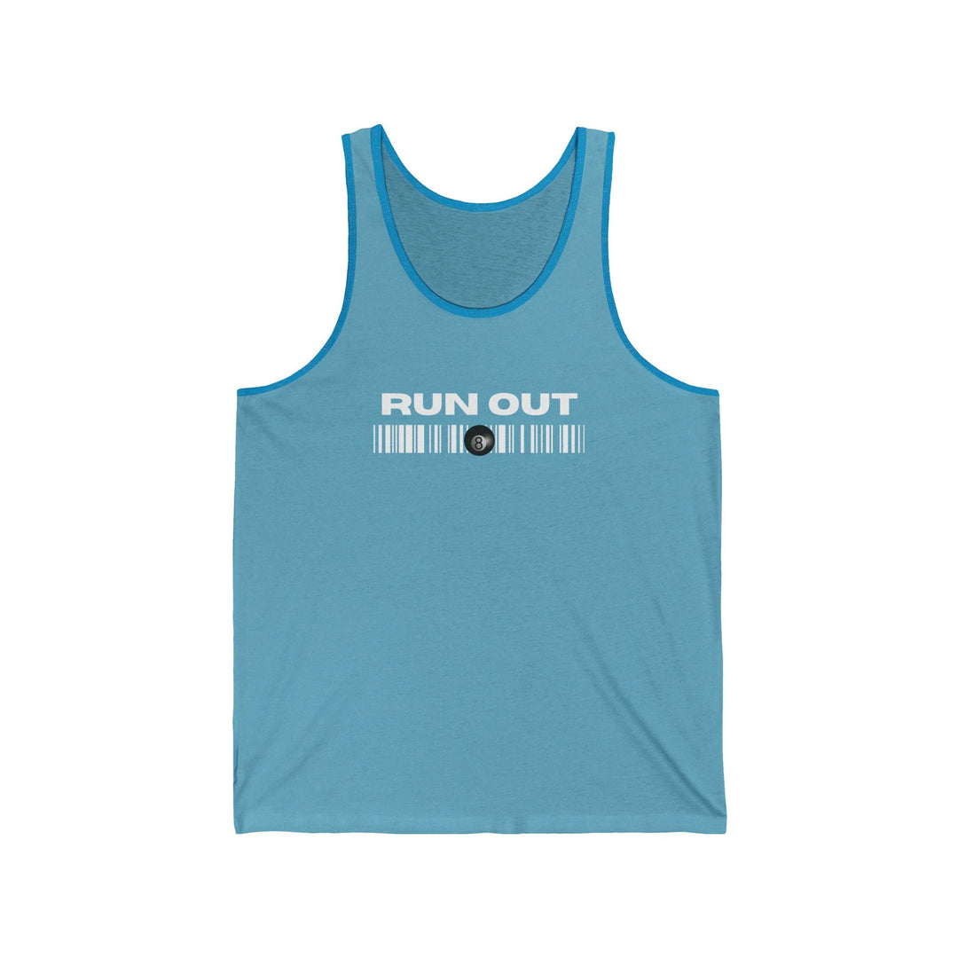 Run Out 8 Ball Scan - Unisex Tank Top - BFLY BILLIARDS