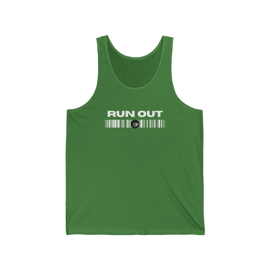 Run Out 8 Ball Scan - Unisex Tank Top - BFLY BILLIARDS