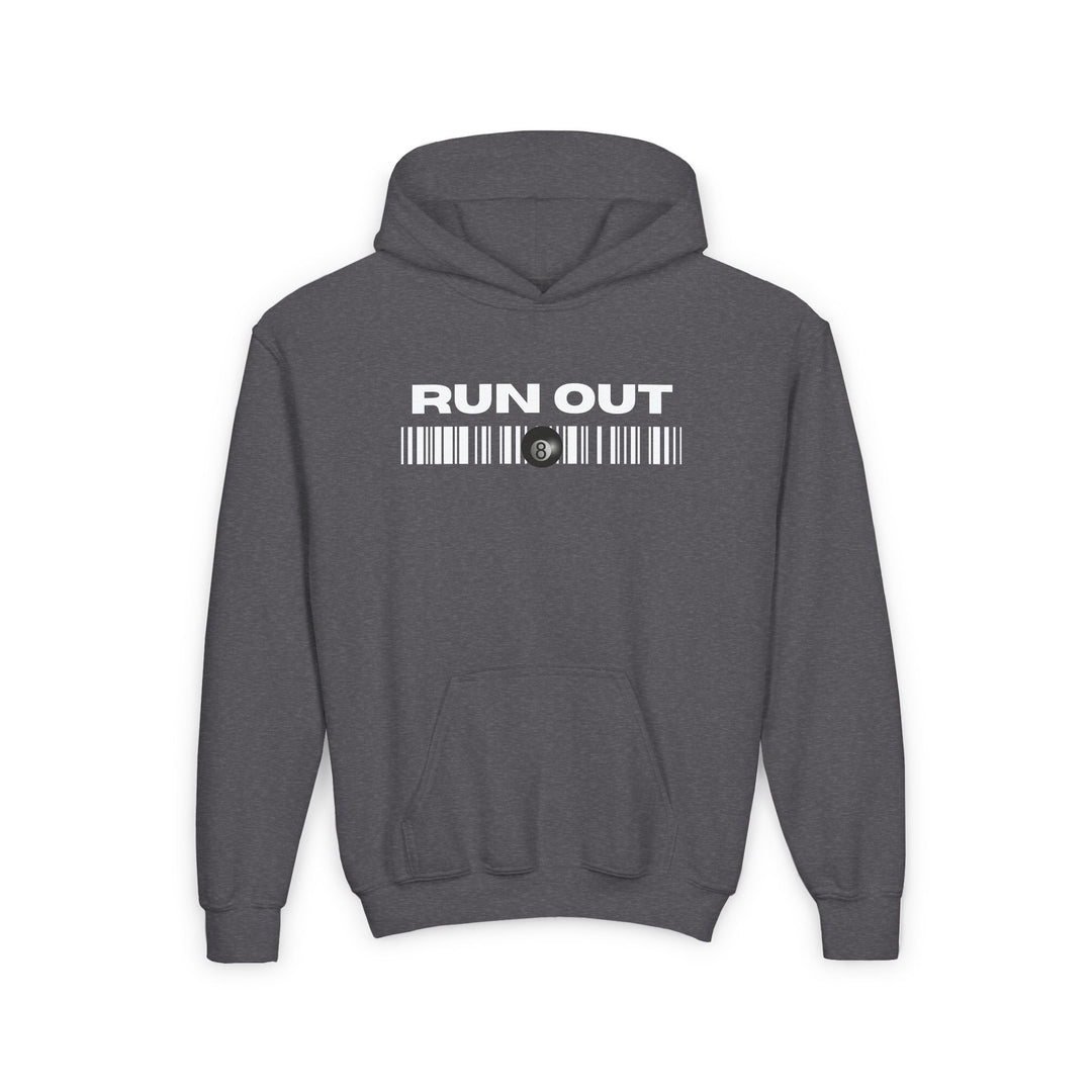 Run Out 8 Ball Scan - Unisex Youth Pullover Hoodie - BFLY BILLIARDS