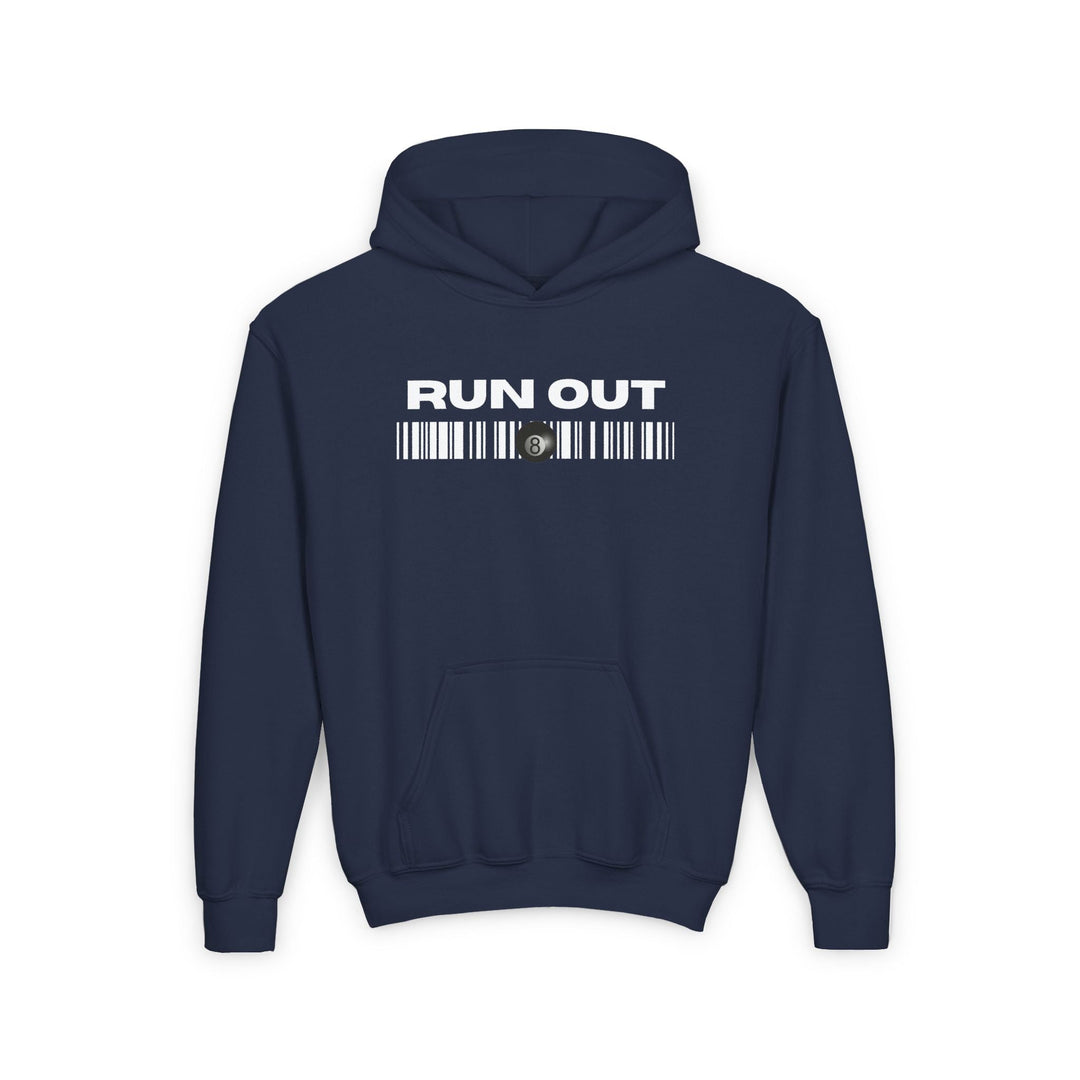 Run Out 8 Ball Scan - Unisex Youth Pullover Hoodie - BFLY BILLIARDS