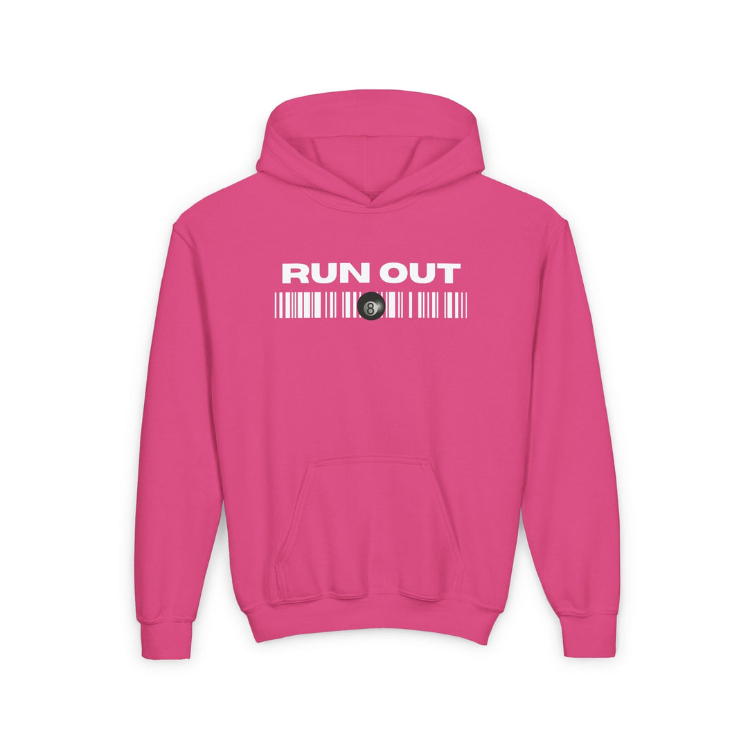 Run Out 8 Ball Scan - Unisex Youth Pullover Hoodie - BFLY BILLIARDS