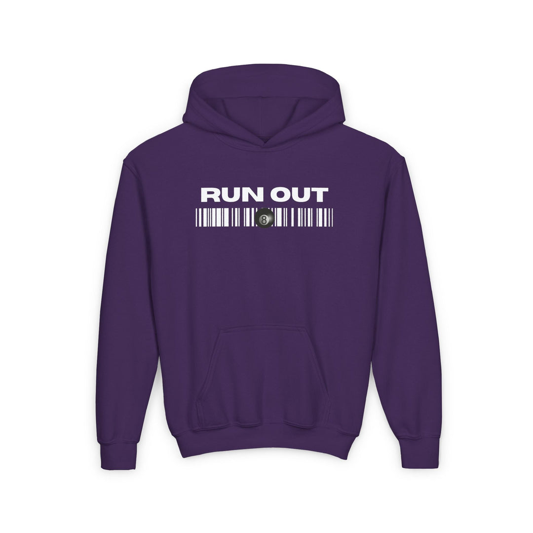 Run Out 8 Ball Scan - Unisex Youth Pullover Hoodie - BFLY BILLIARDS