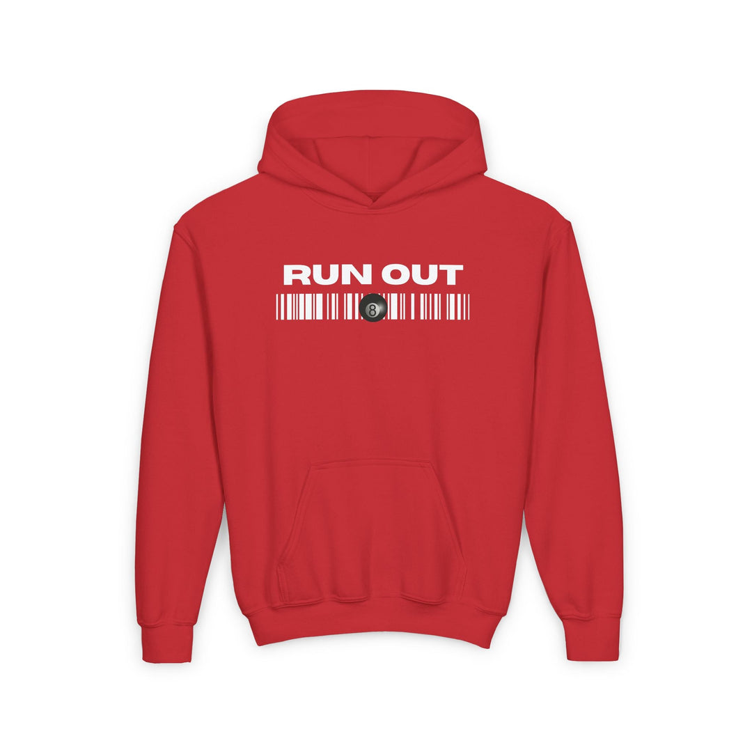 Run Out 8 Ball Scan - Unisex Youth Pullover Hoodie - BFLY BILLIARDS