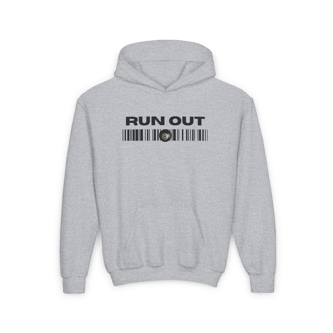 Run Out 8 Ball Scan - Unisex Youth Pullover Hoodie - BFLY BILLIARDS
