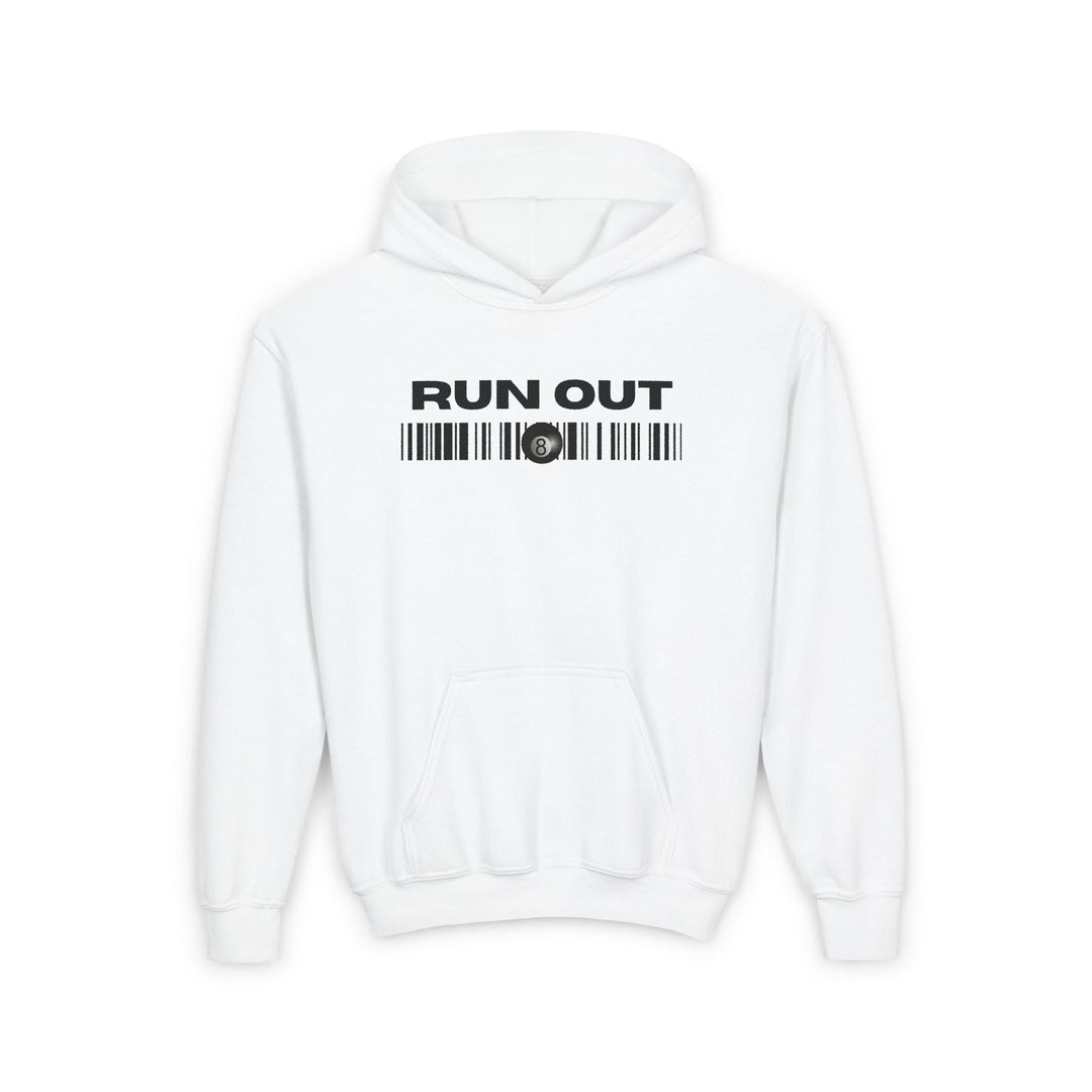 Run Out 8 Ball Scan - Unisex Youth Pullover Hoodie - BFLY BILLIARDS