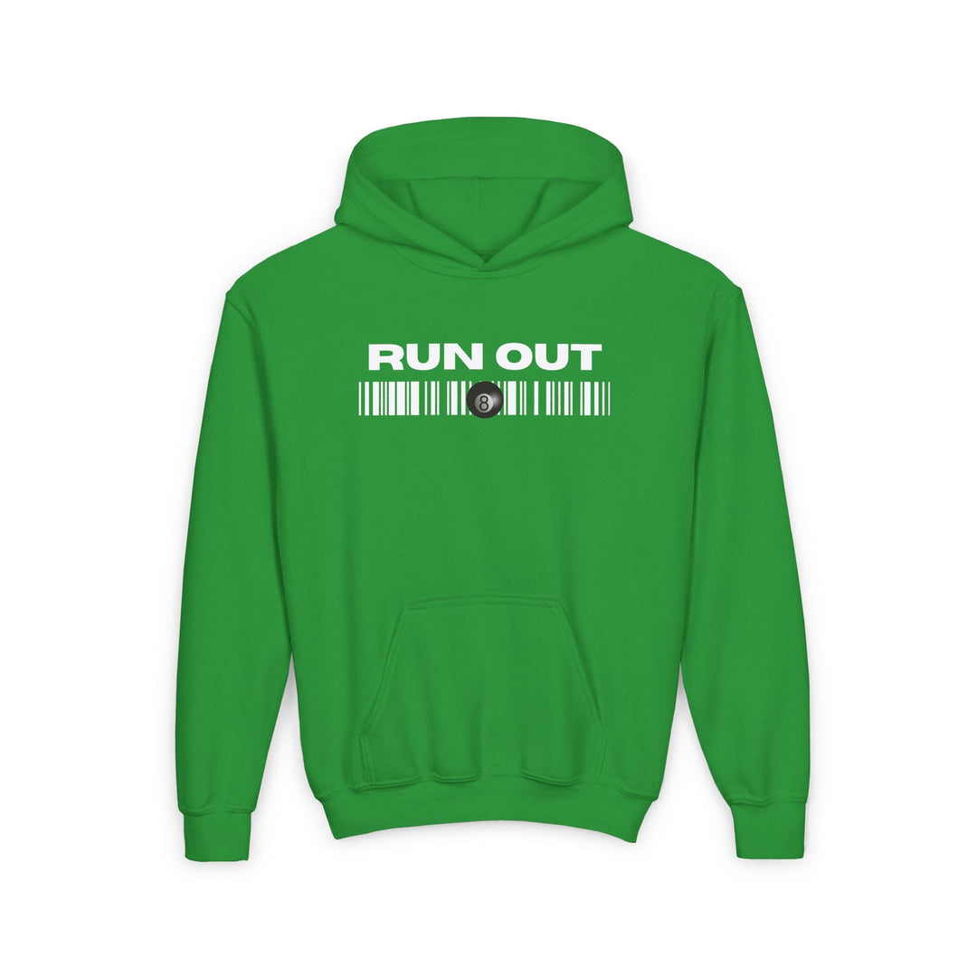 Run Out 8 Ball Scan - Unisex Youth Pullover Hoodie - BFLY BILLIARDS