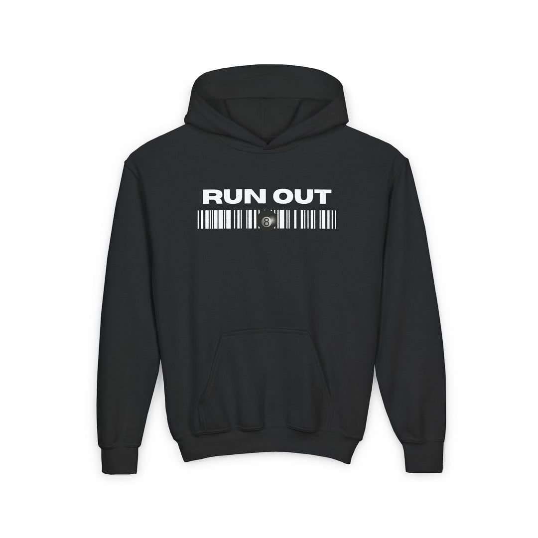 Run Out 8 Ball Scan - Unisex Youth Pullover Hoodie - BFLY BILLIARDS