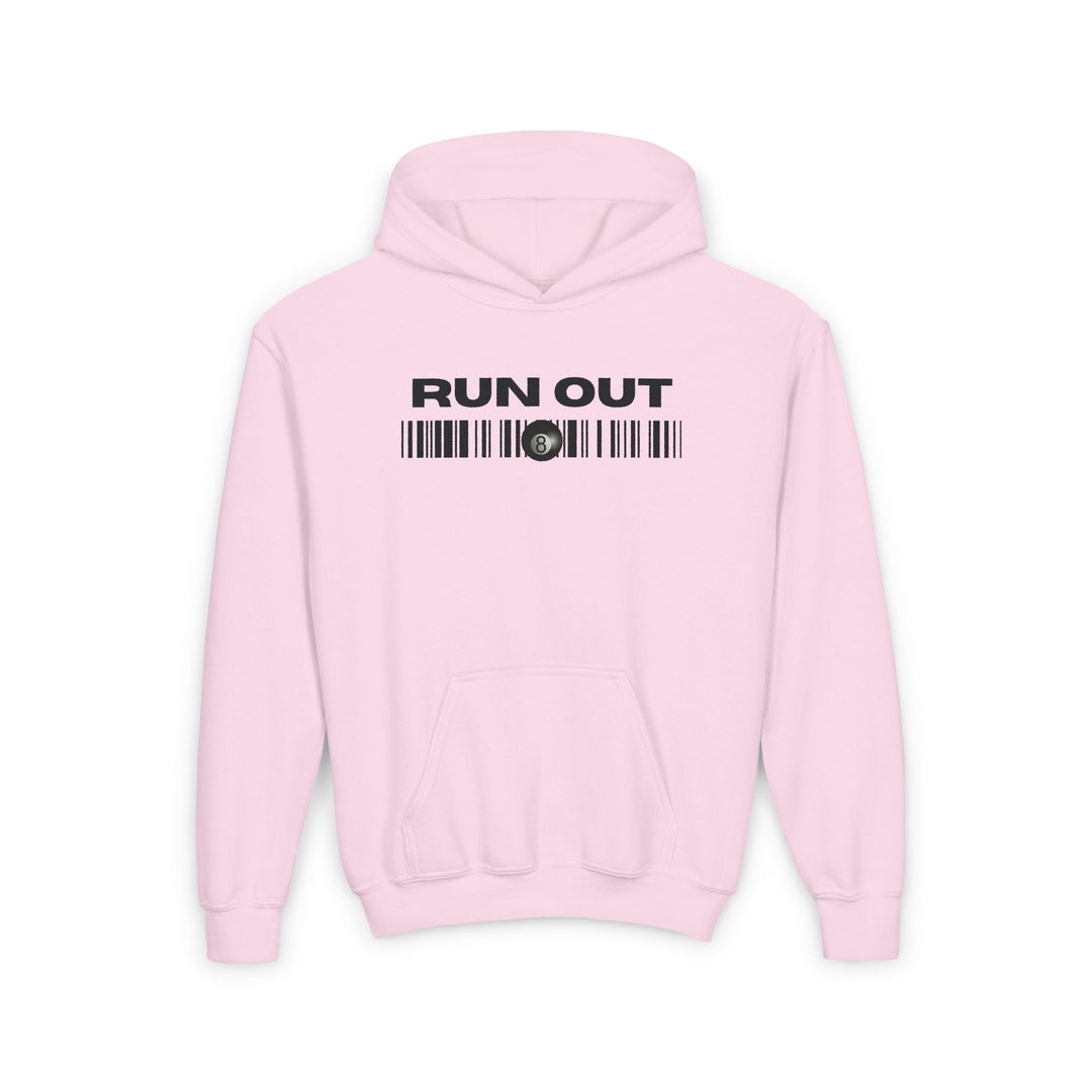 Run Out 8 Ball Scan - Unisex Youth Pullover Hoodie - BFLY BILLIARDS