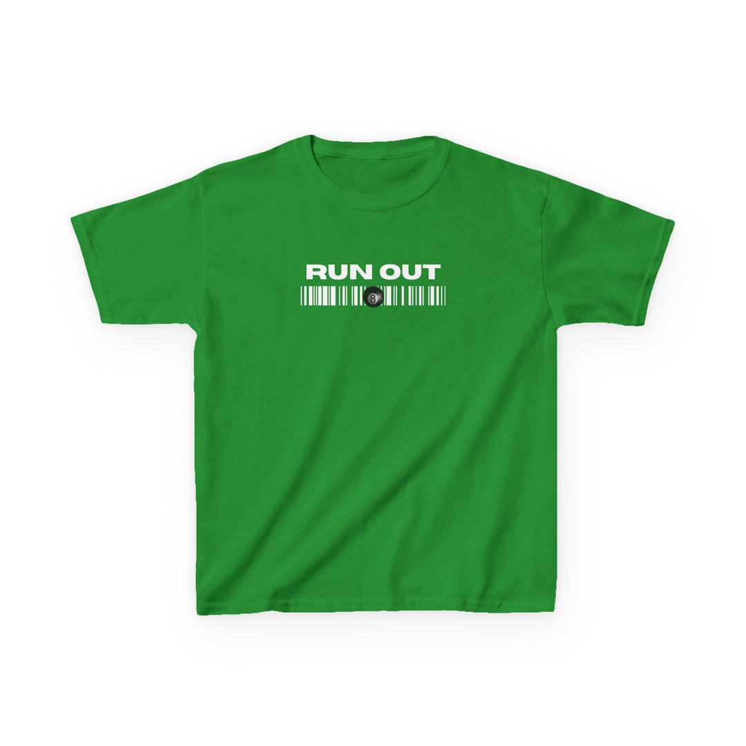 Run Out 8 Ball Scan - Youth Cotton Tee - BFLY BILLIARDS