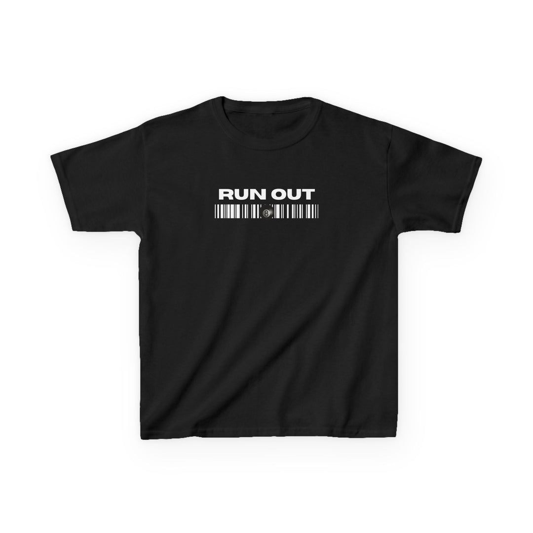 Run Out 8 Ball Scan - Youth Cotton Tee - BFLY BILLIARDS